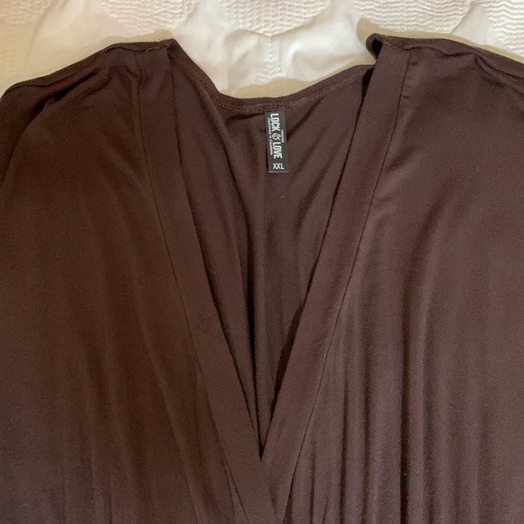 Lock & Love Jersey Kimono Sleeve Dress, XXL - Picture 8 of 10